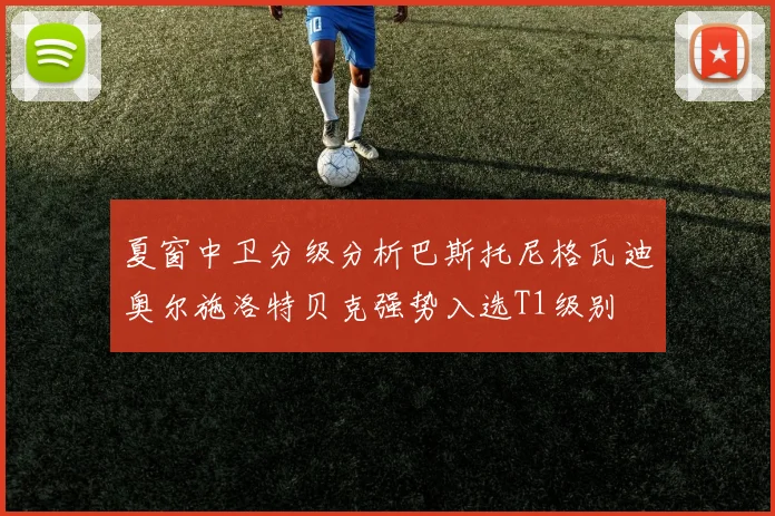 夏窗中卫分级分析巴斯托尼格瓦迪奥尔施洛特贝克强势入选T1级别